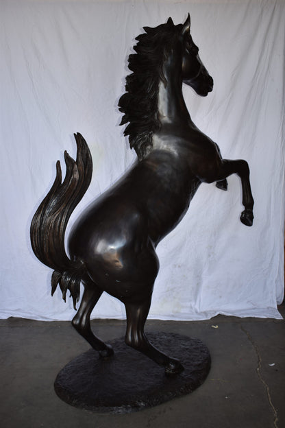 Ferrari Horse Life-size Bronze Statue Giant Size Size: 72" x 34" x 88"H