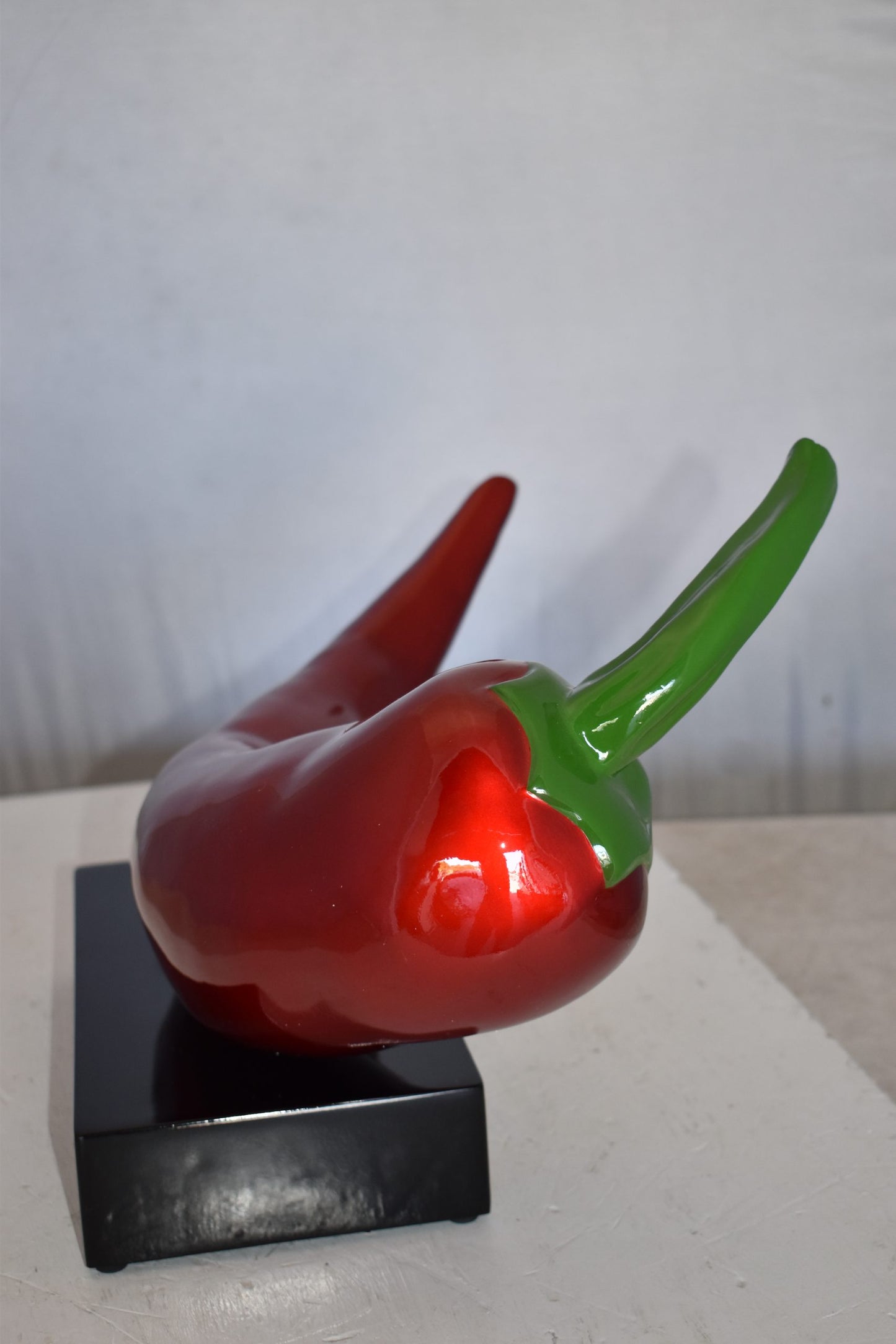 Big Red Chili Pepper Made of Resin Statue Size: 20" x 13" x 11"H