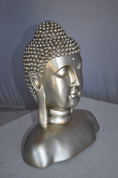 Buddha Bust Made of Resin Statue Size: 12" x 7" x 15"H