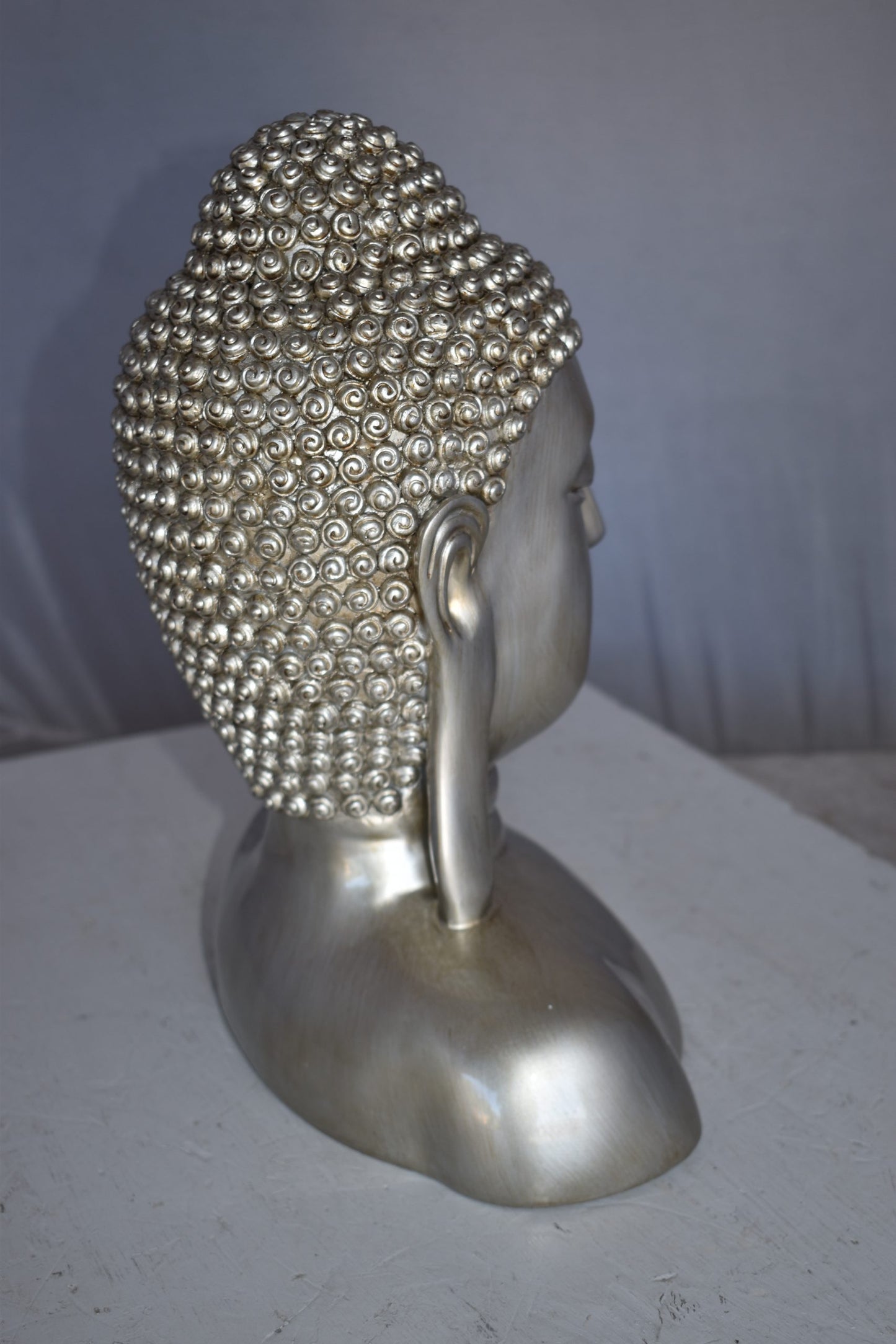 Buddha Bust Made of Resin Statue Size: 12" x 7" x 15"H