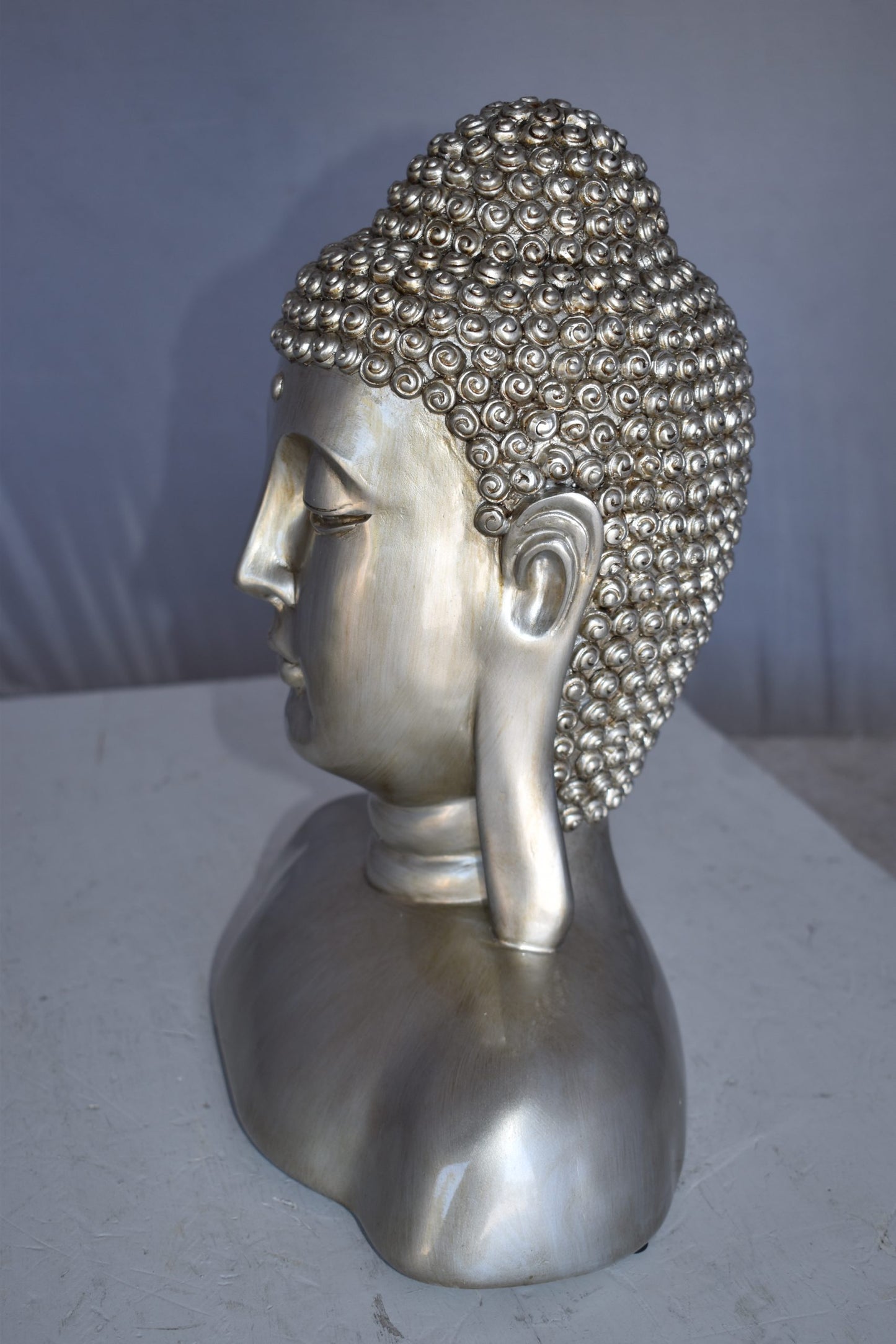 Buddha Bust Made of Resin Statue Size: 12" x 7" x 15"H