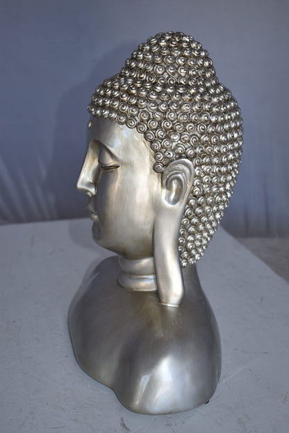 Buddha Bust Made of Resin Statue Size: 12" x 7" x 15"H