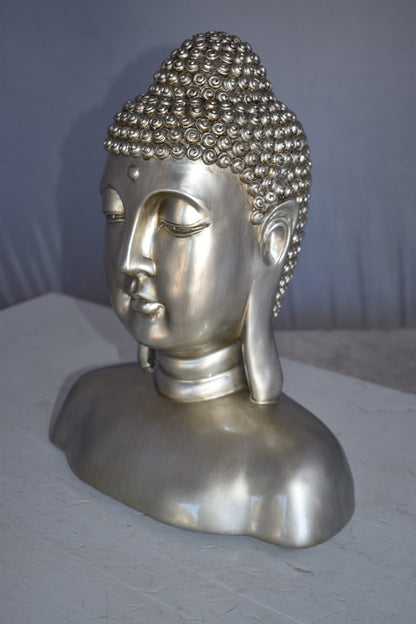Buddha Bust Made of Resin Statue Size: 12" x 7" x 15"H