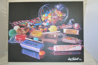 Candy - Painting on Canvas by Doug Bloodworth -  Size: 35"L x 28"W