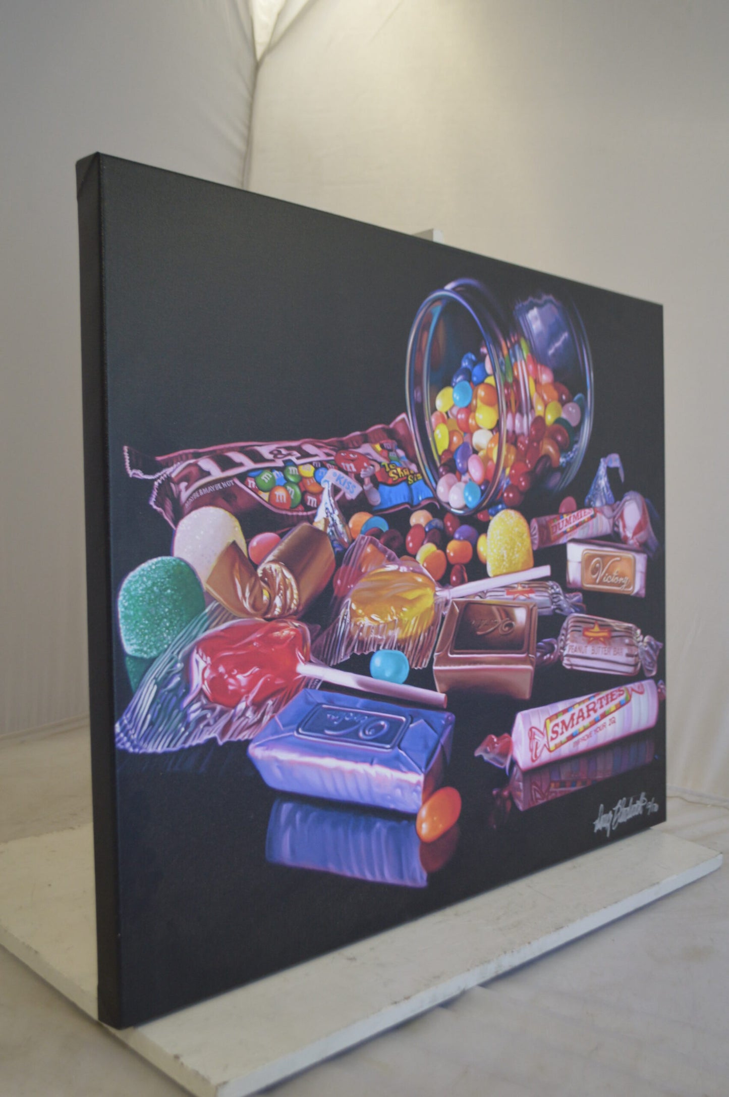 Candy - Painting on Canvas by Doug Bloodworth -  Size: 35"L x 28"W