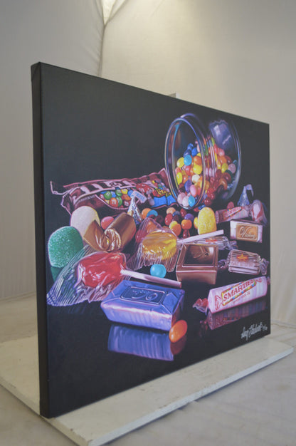 Candy - Painting on Canvas by Doug Bloodworth -  Size: 35"L x 28"W