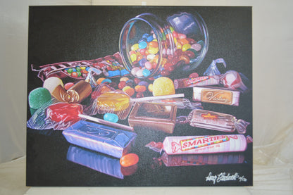 Candy - Painting on Canvas by Doug Bloodworth -  Size: 35"L x 28"W