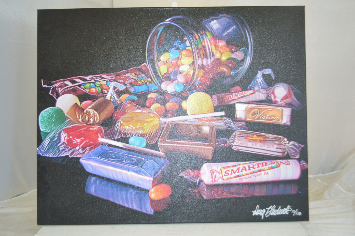 Candy - Painting on Canvas by Doug Bloodworth -  Size: 35"L x 28"W