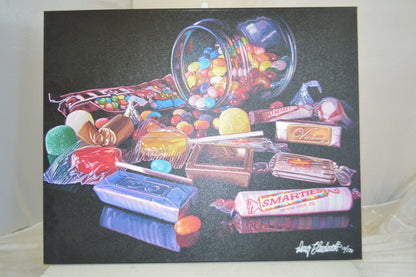 Candy - Painting on Canvas by Doug Bloodworth -  Size: 35"L x 28"W