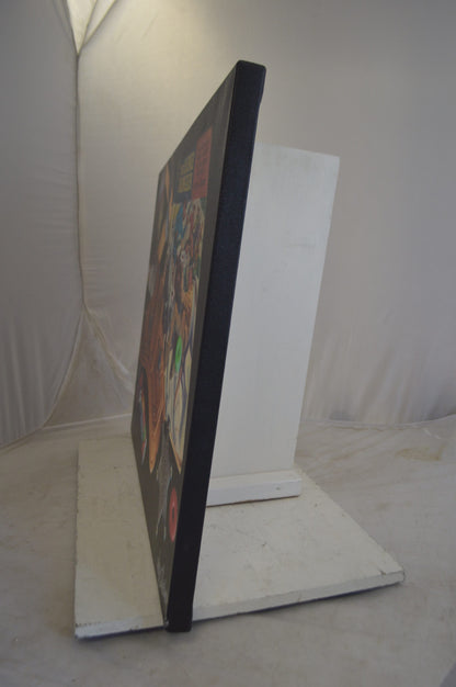 Lone Rangery Painting on Canvas by Doug Bloodworth -  Size: 37"L x 28"W