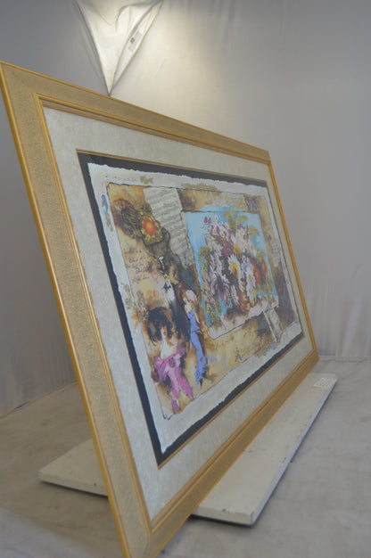 Love Letters Serigraph by Alexander and Wissotzky -  Size: 48"L x 31"W