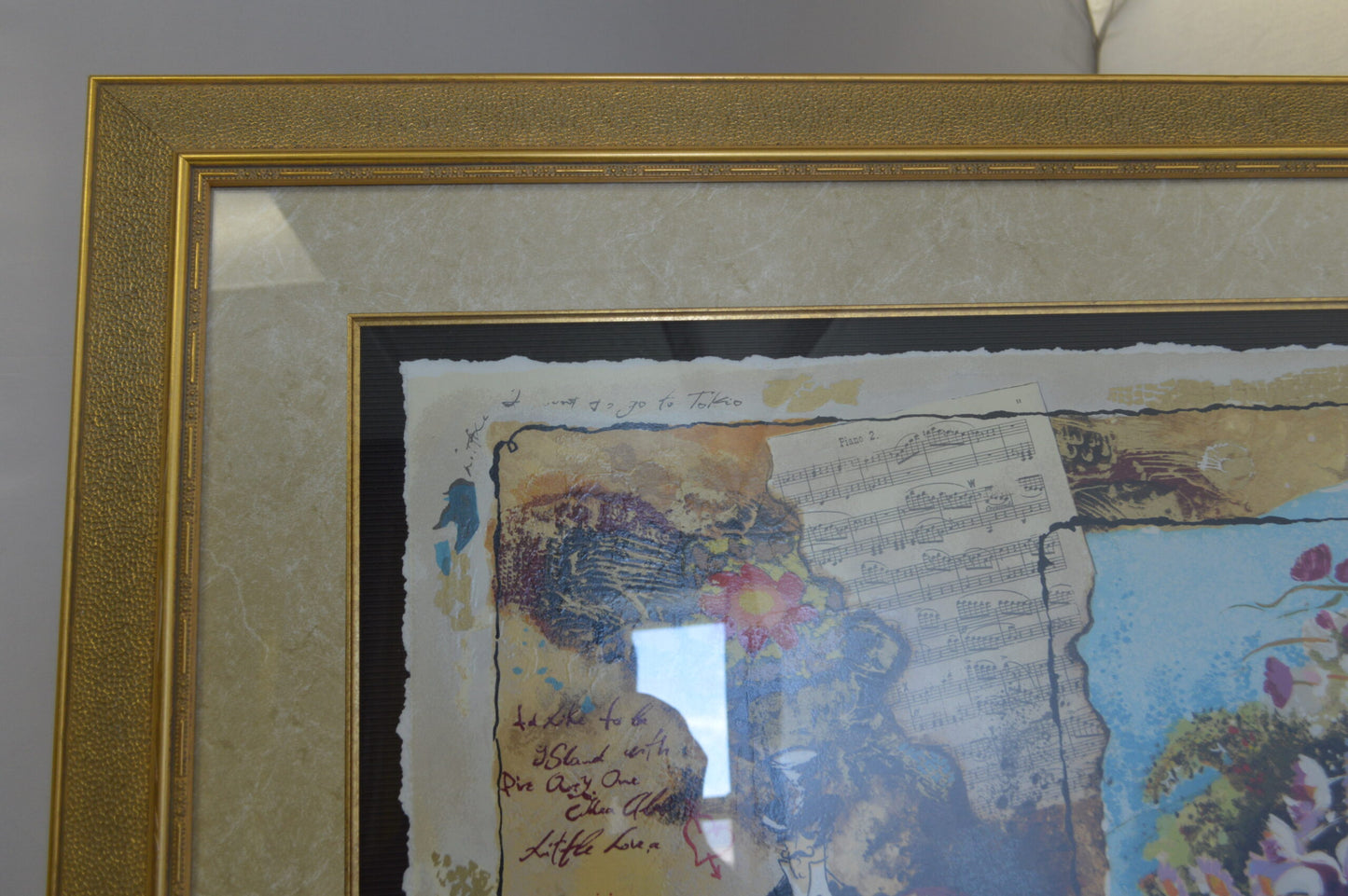 Love Letters Serigraph by Alexander and Wissotzky -  Size: 48"L x 31"W