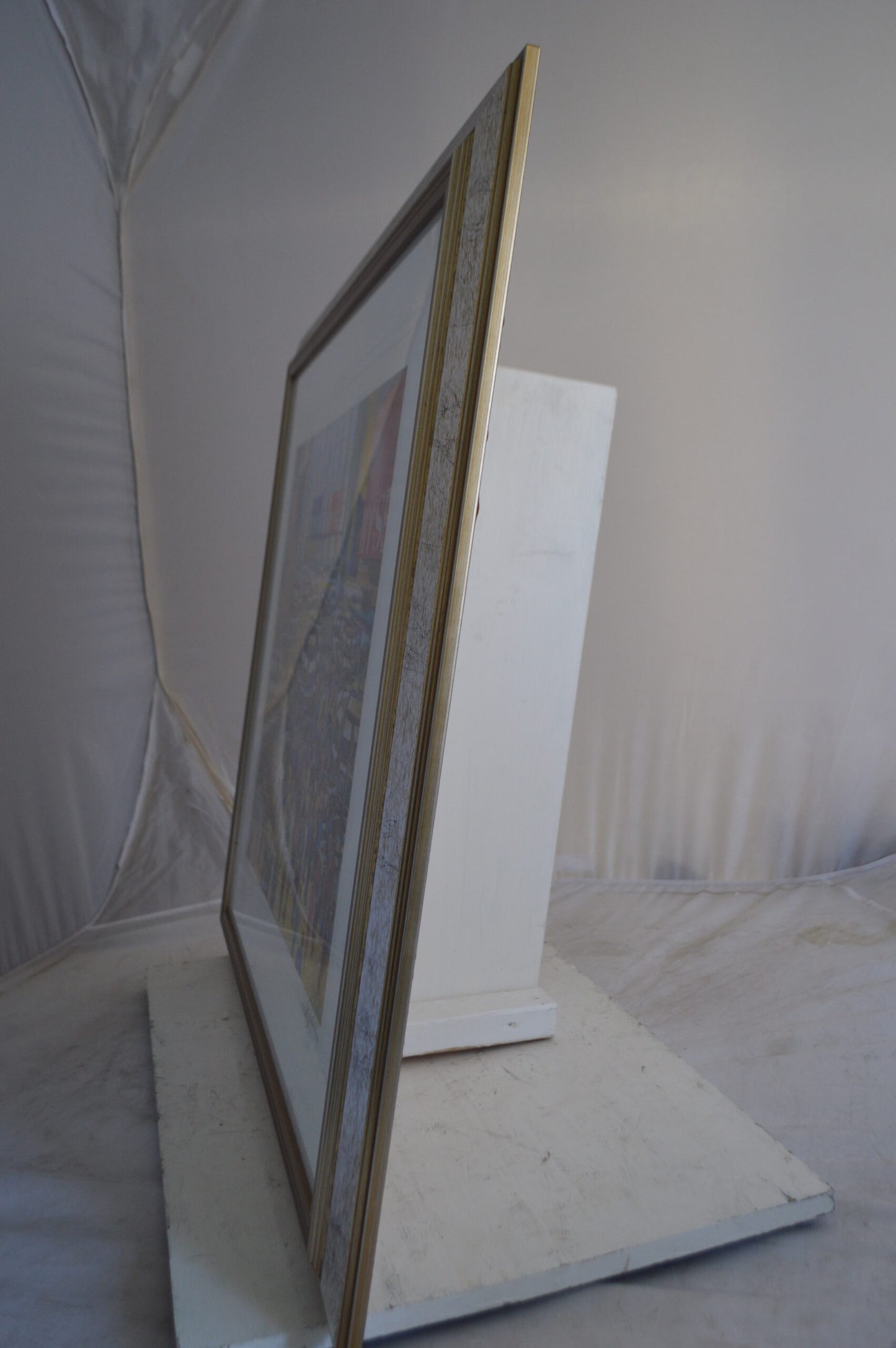 NY Stock Market Painting by Ari Gradus -  Size: 37"L x 34"W