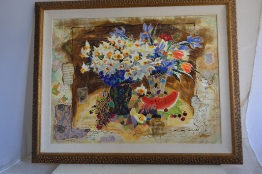 Vase Painting by Alexander and Wissotzky -  Size: 44"L x 36"W