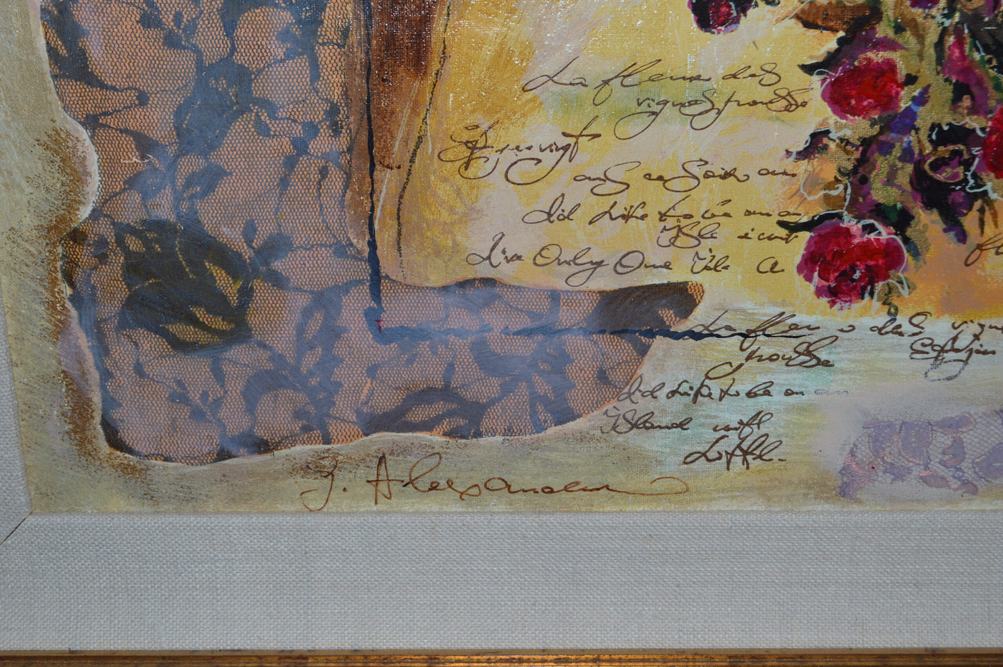 Vase Painting by Alexander and Wissotzky -  Size: 44"L x 36"W