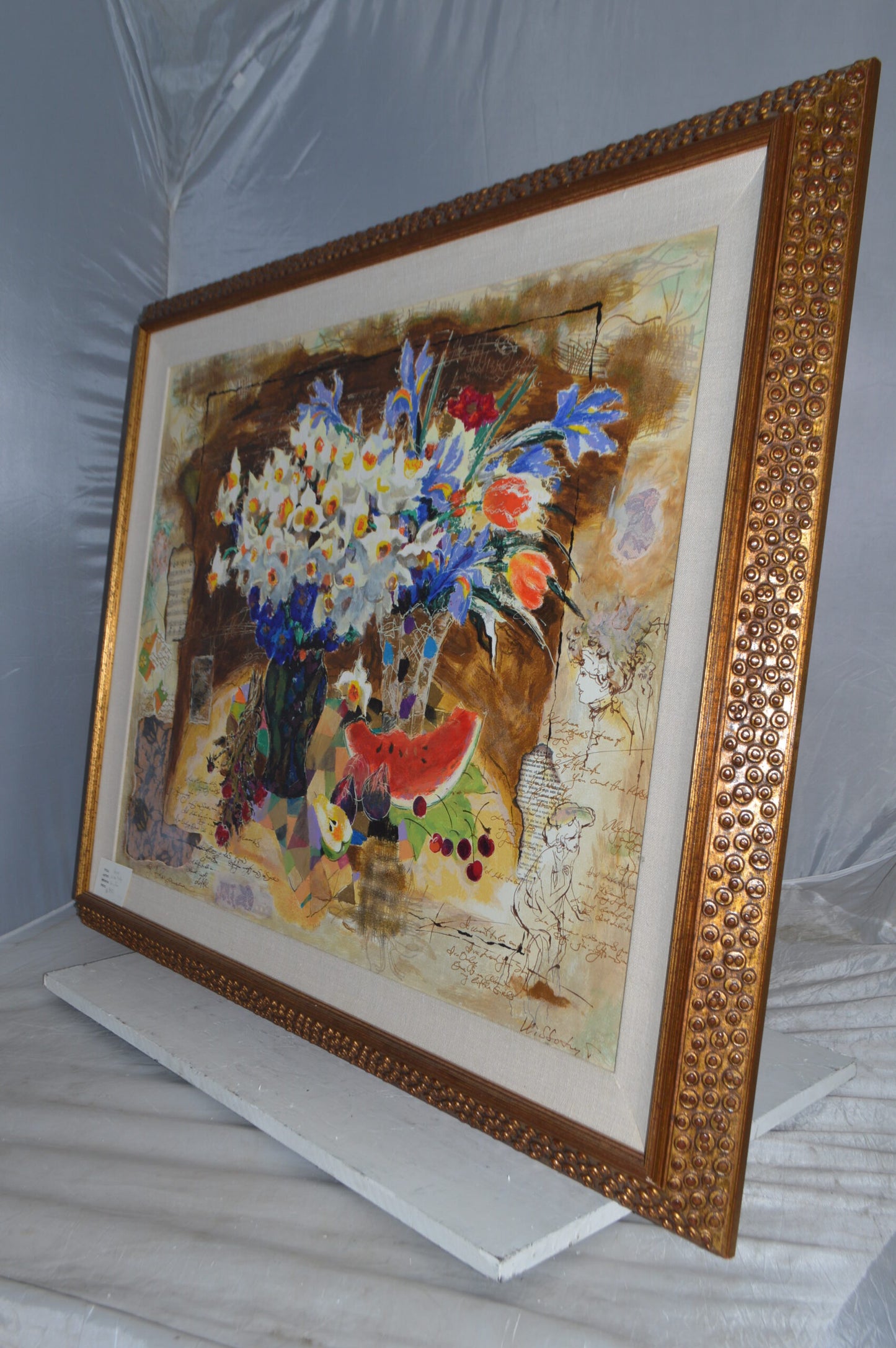 Vase Painting by Alexander and Wissotzky -  Size: 44"L x 36"W