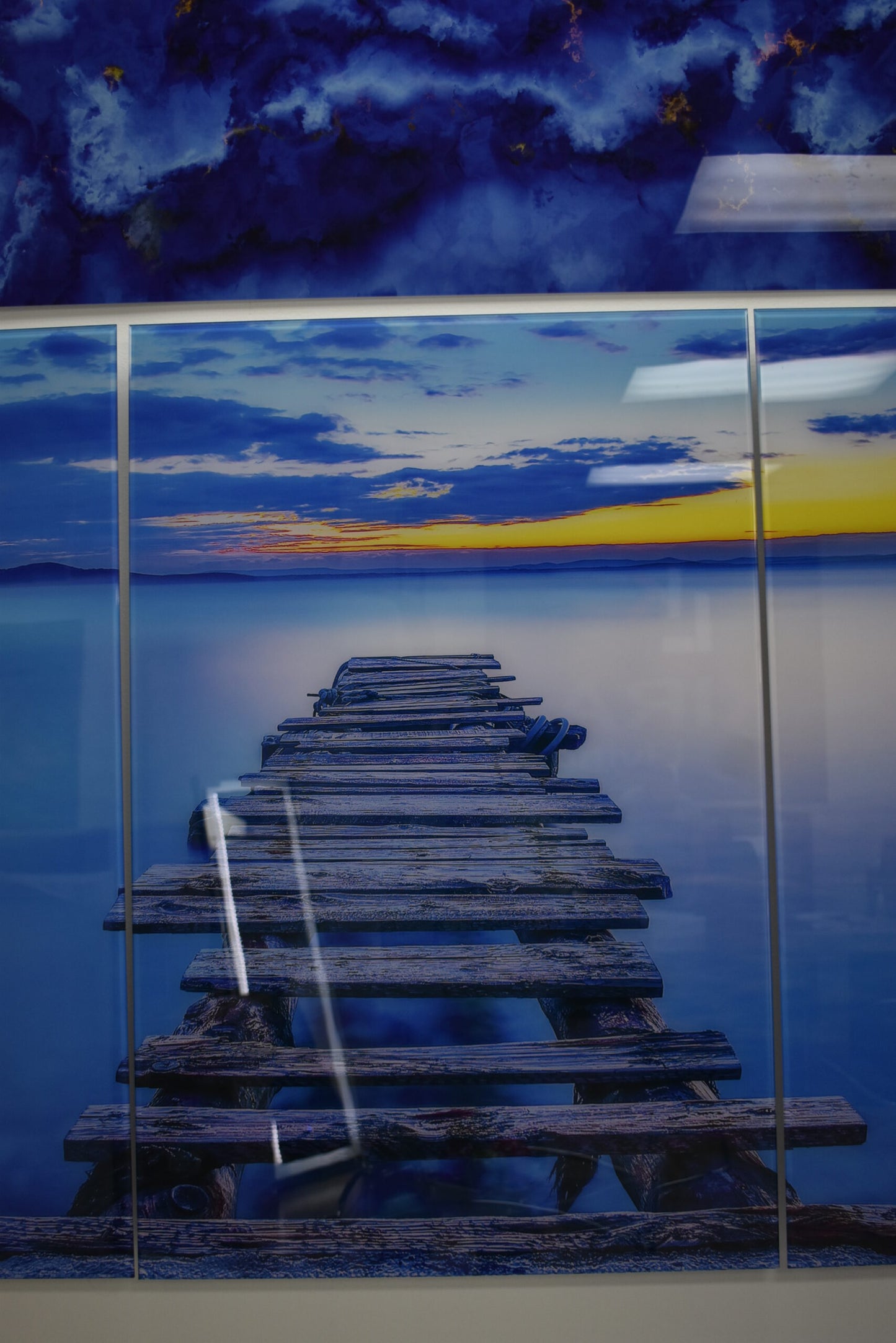 The Mystic Pointe Picture on A Large Three-Piece Acrylic Size: 1" x 78" x 39"H