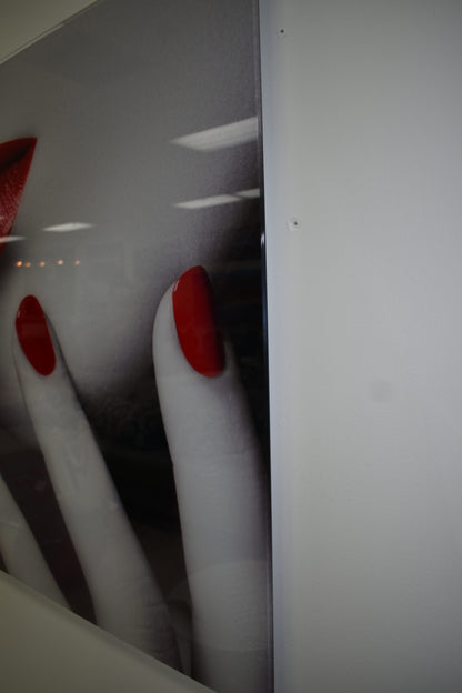 Two-Piece Modern Acrylic Painting of a Sensual Composition 1" x 78" x 39"H