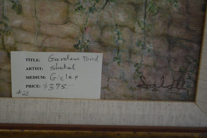 Garden Painting by unknown -  Size: 30"L x 24"W