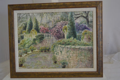 Garden Painting by unknown -  Size: 30"L x 24"W