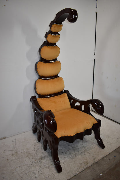 Giant Scorpion King Chair with Yellow and Brown Colors