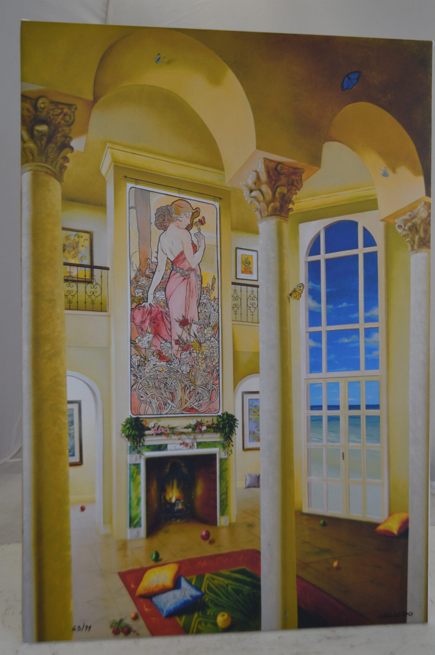 Timeless Painting By Orlando Quevedo -  Size: 20"L x 30"W