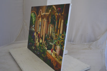 Water Nymphs Painting By Orlando Quevedo -  Size: 29"L x 20"W