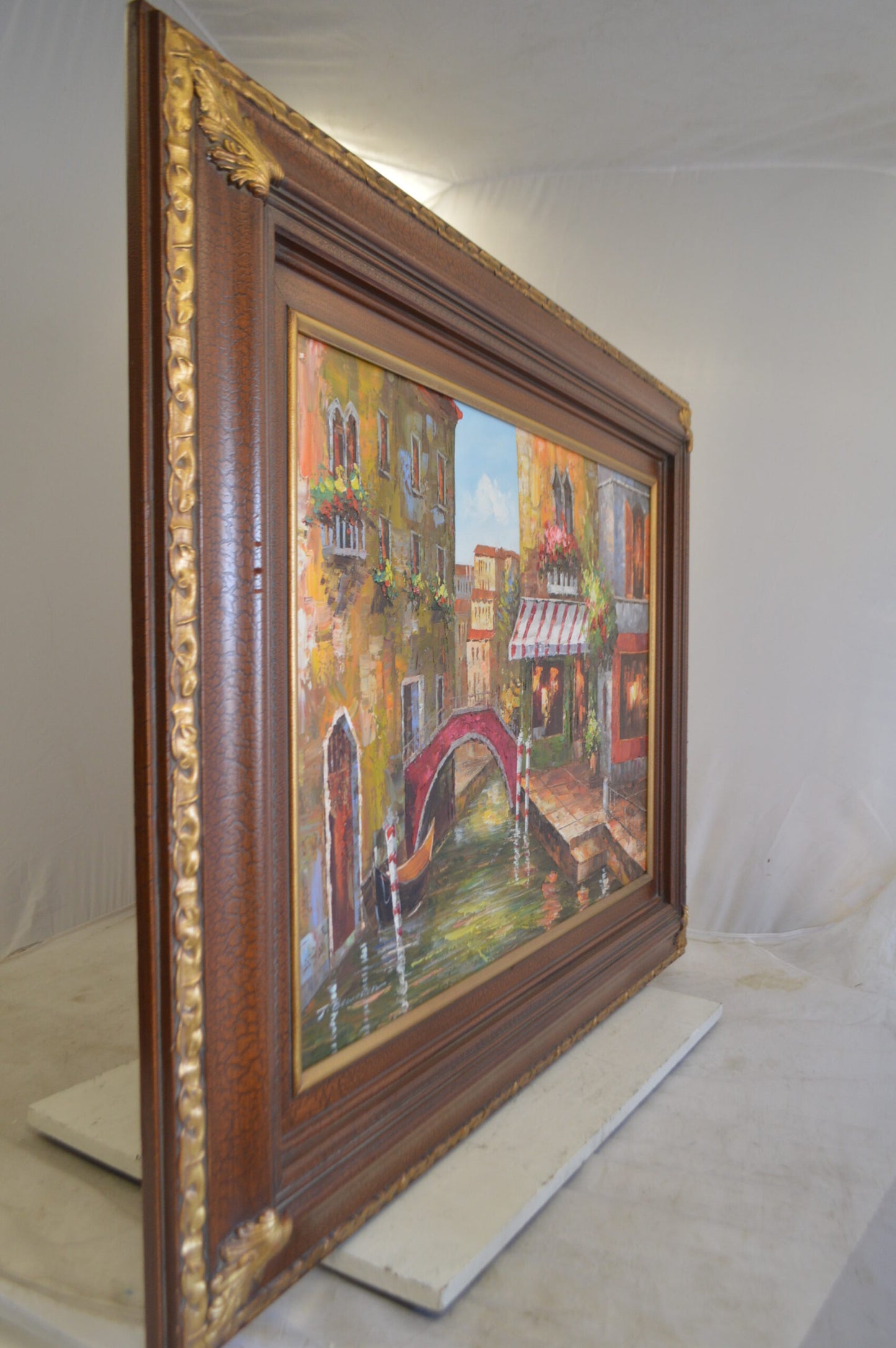 Venice Painting by J. Bowman -  Size: 49"L x 37"W