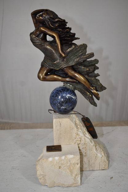 Emerge, Bronze Statue from the Vidal Collection, COA included 7" x 5" x 15"H