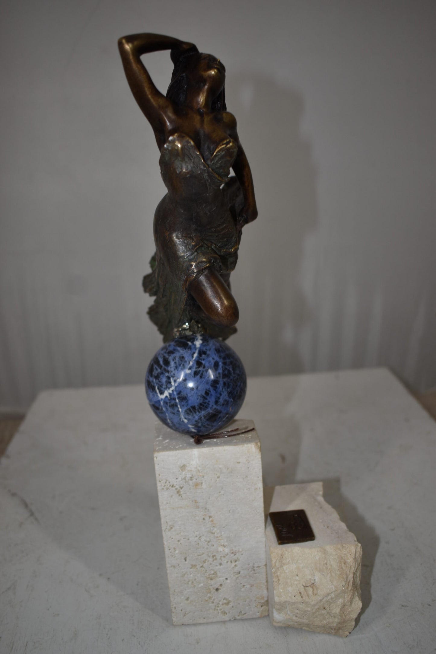 Emerge, Bronze Statue from the Vidal Collection, COA included 7" x 5" x 15"H