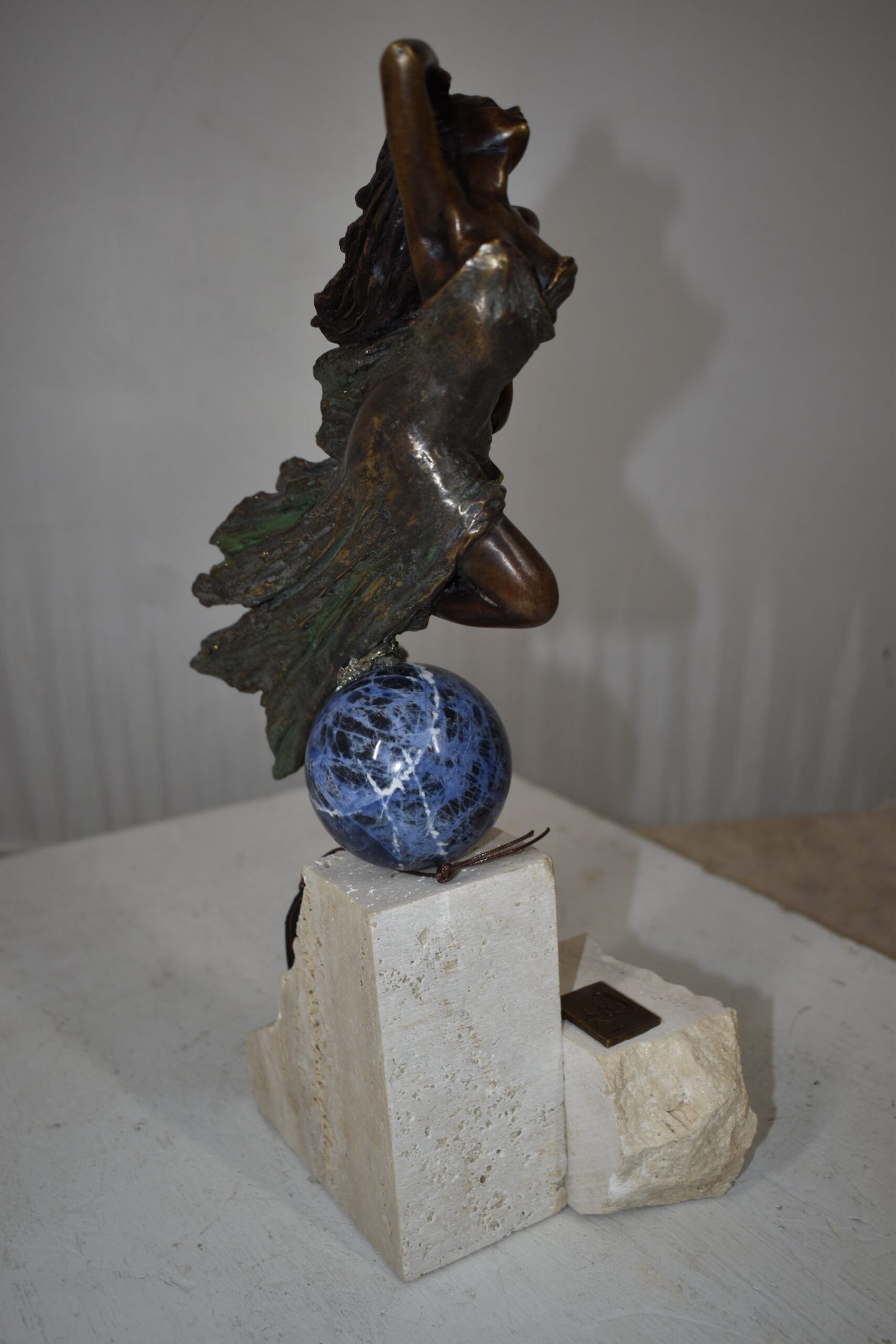 Emerge, Bronze Statue from the Vidal Collection, COA included 7" x 5" x 15"H