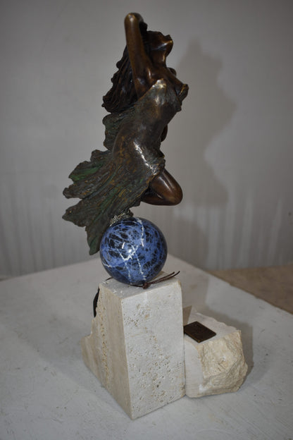 Emerge, Bronze Statue from the Vidal Collection, COA included 7" x 5" x 15"H