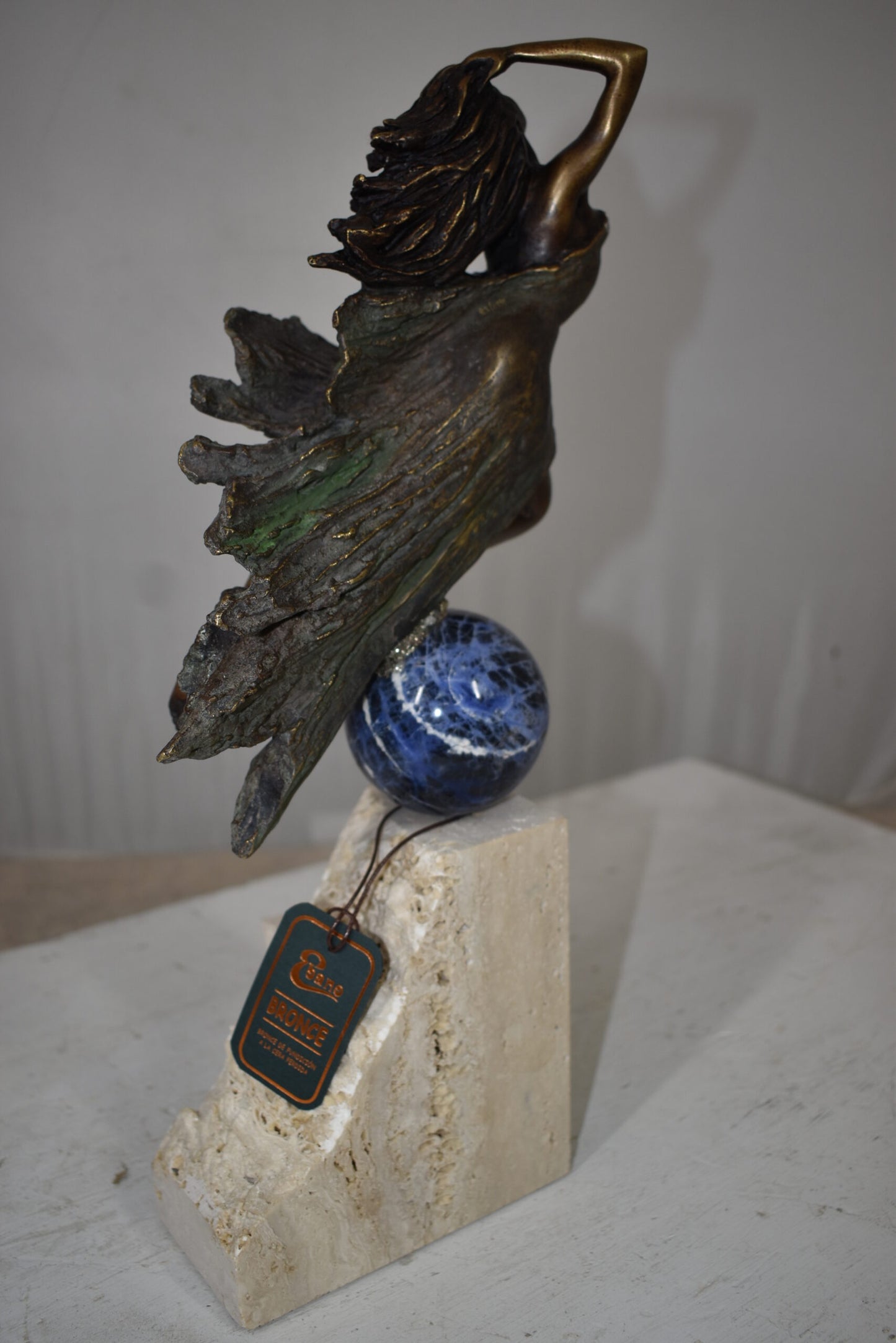 Emerge, Bronze Statue from the Vidal Collection, COA included 7" x 5" x 15"H