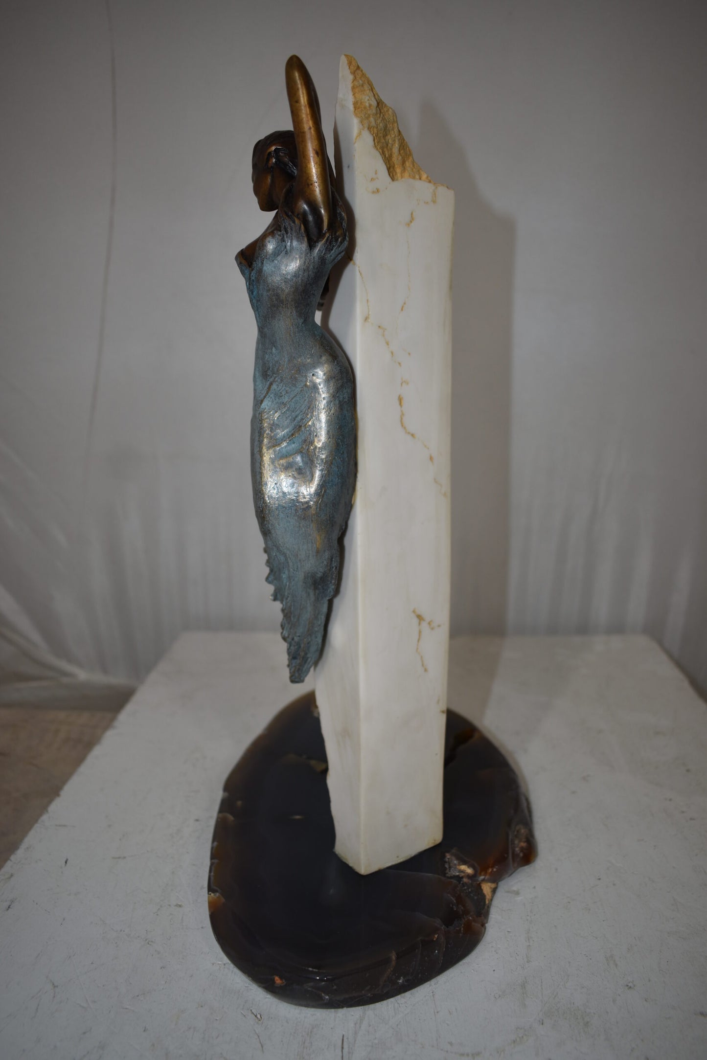 Evolution, Bronze Statue from the Vidal Collection, COA included 8" x 14" x 17"H