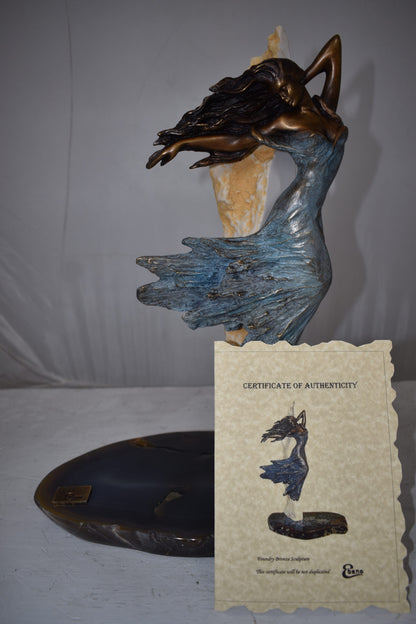 Evolution, Bronze Statue from the Vidal Collection, COA included 8" x 14" x 17"H