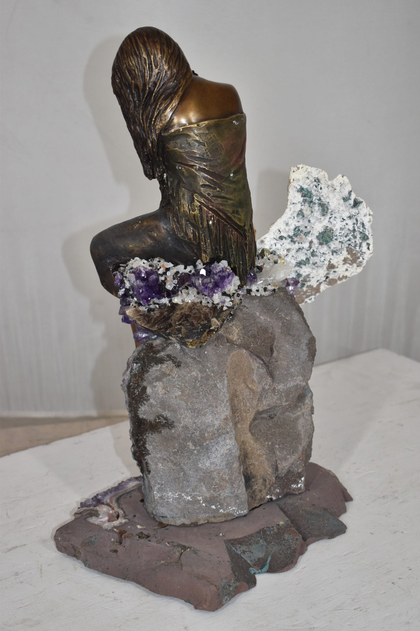 Evenfall, Bronze Statue from the Vidal Collection, COA included 12" x 10" x 17"H