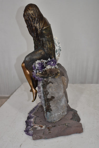 Evenfall, Bronze Statue from the Vidal Collection, COA included 12" x 10" x 17"H