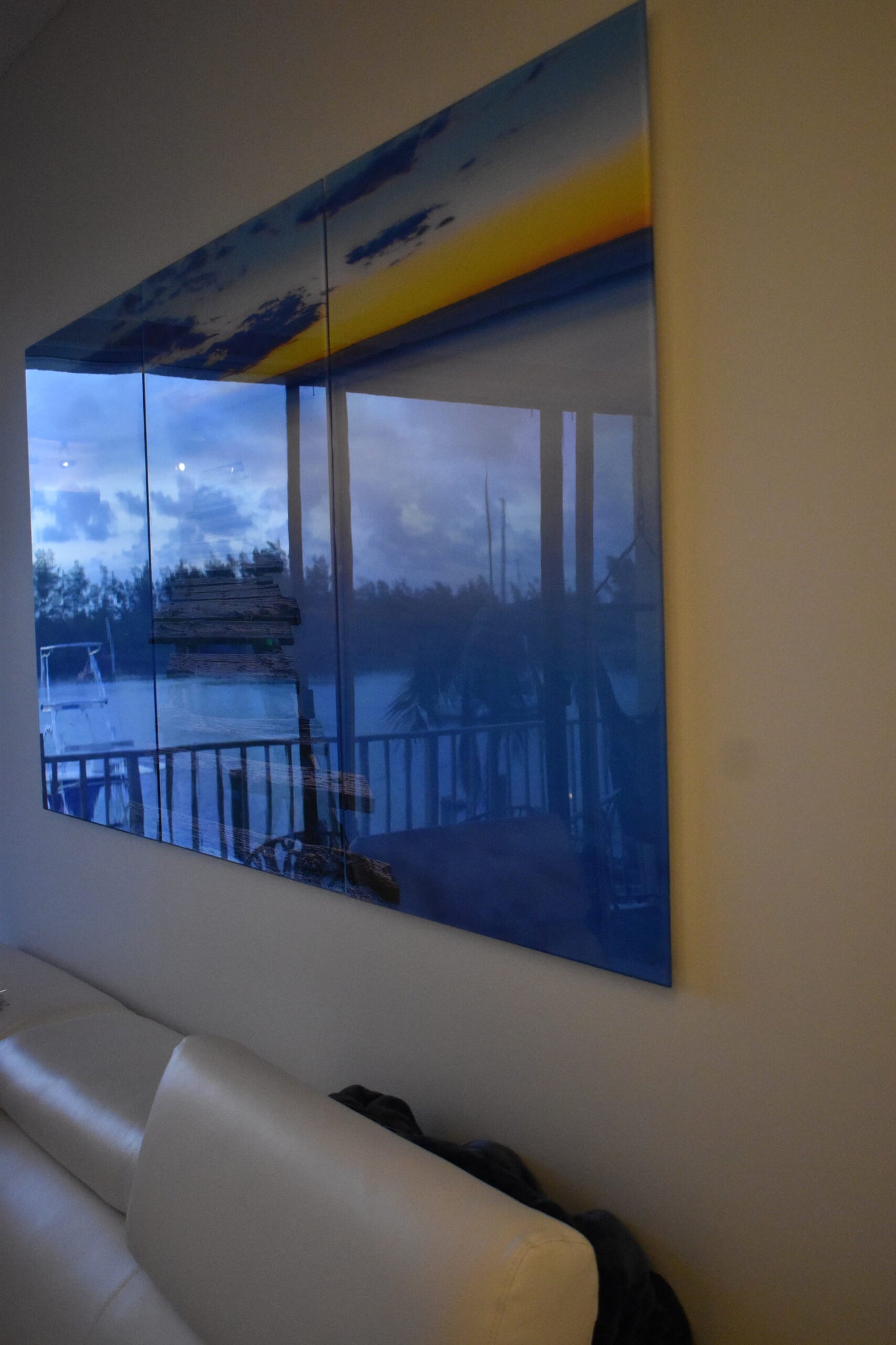 The Mystic Pointe Picture on A Large Three-Piece Acrylic Size: 1" x 78" x 39"H