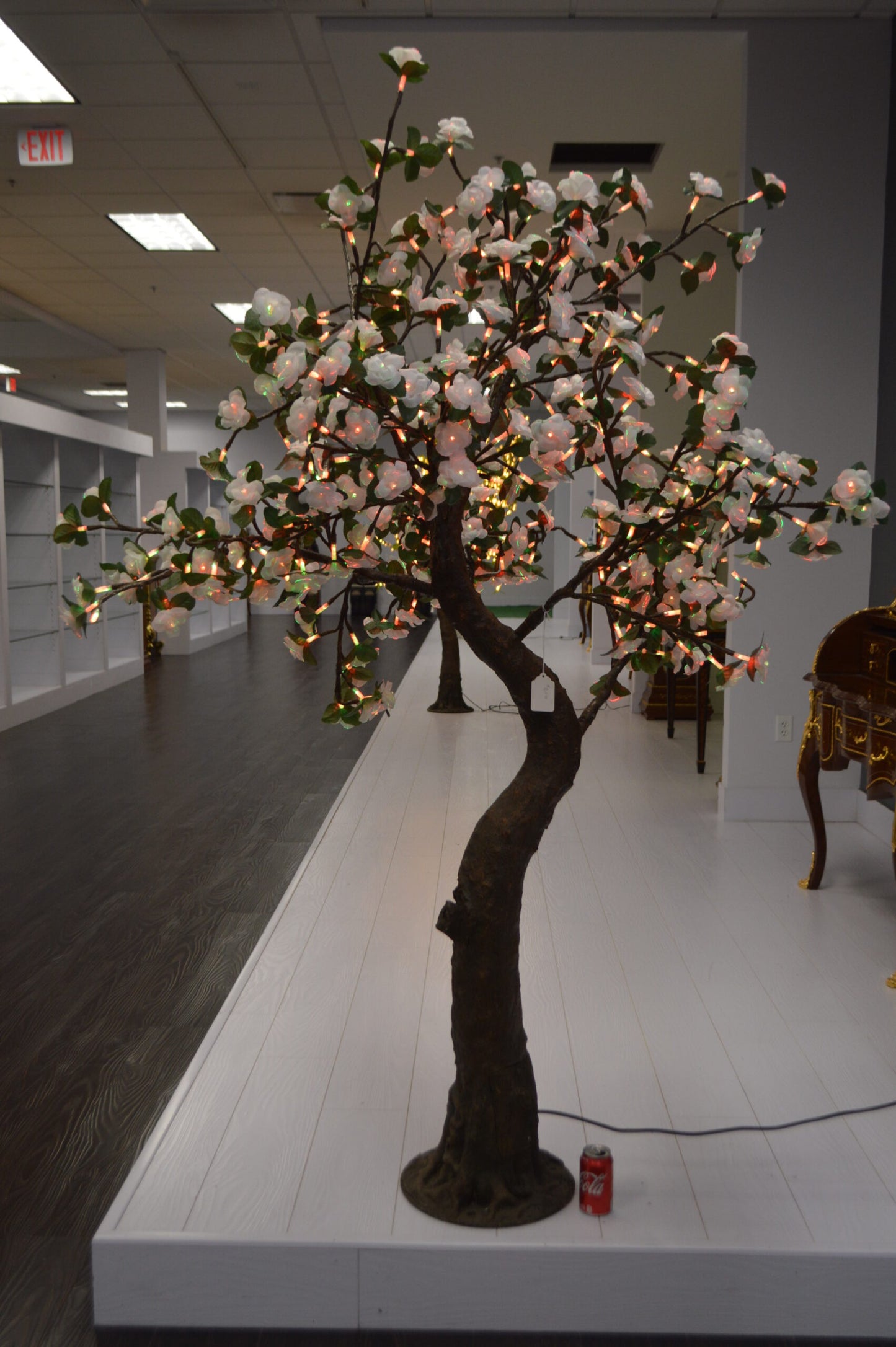 Led Tree With Color Changing Lights -  Size: 67"L x 60"W x 88"H.