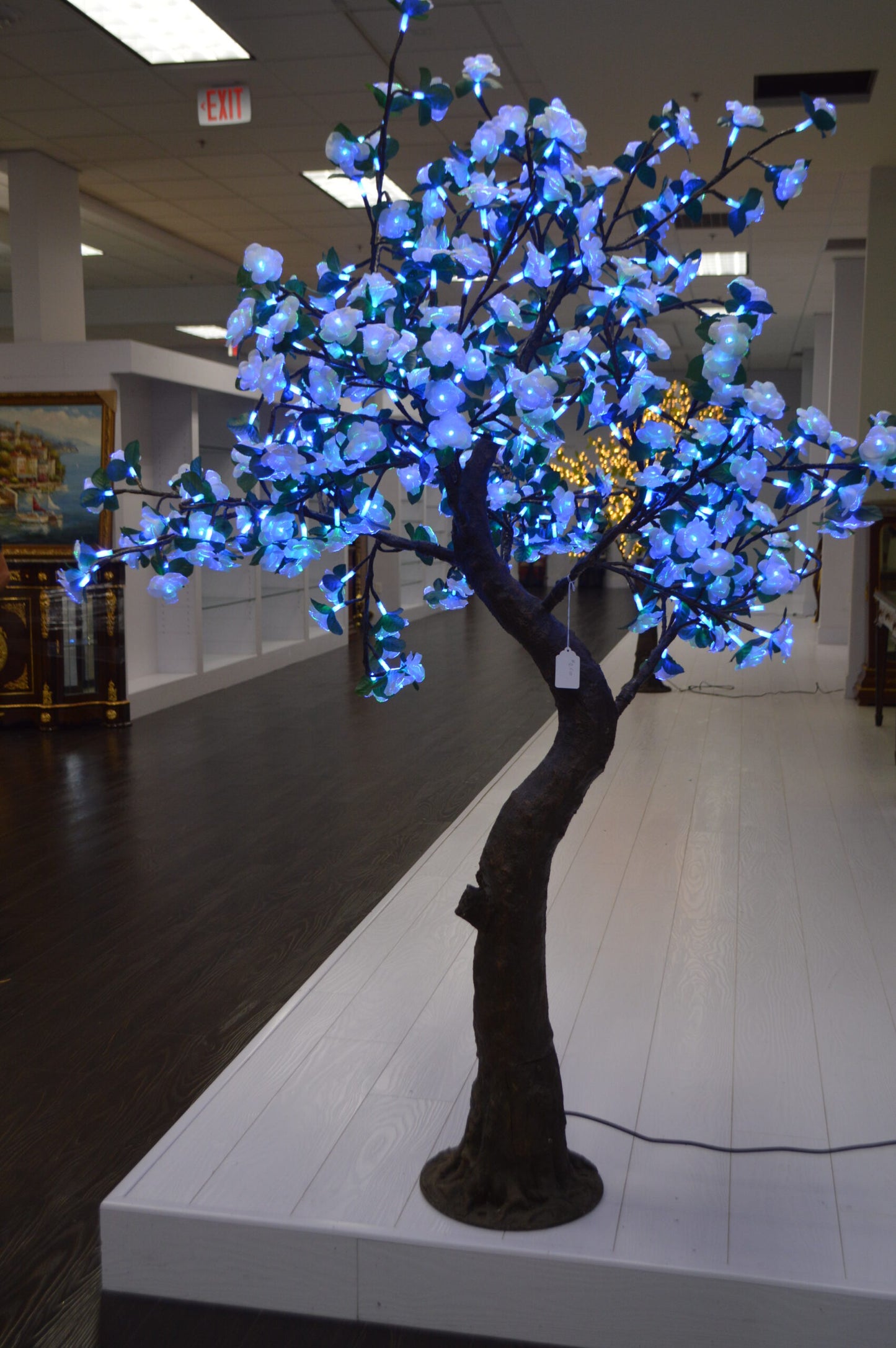Led Tree With Color Changing Lights -  Size: 67"L x 60"W x 88"H.