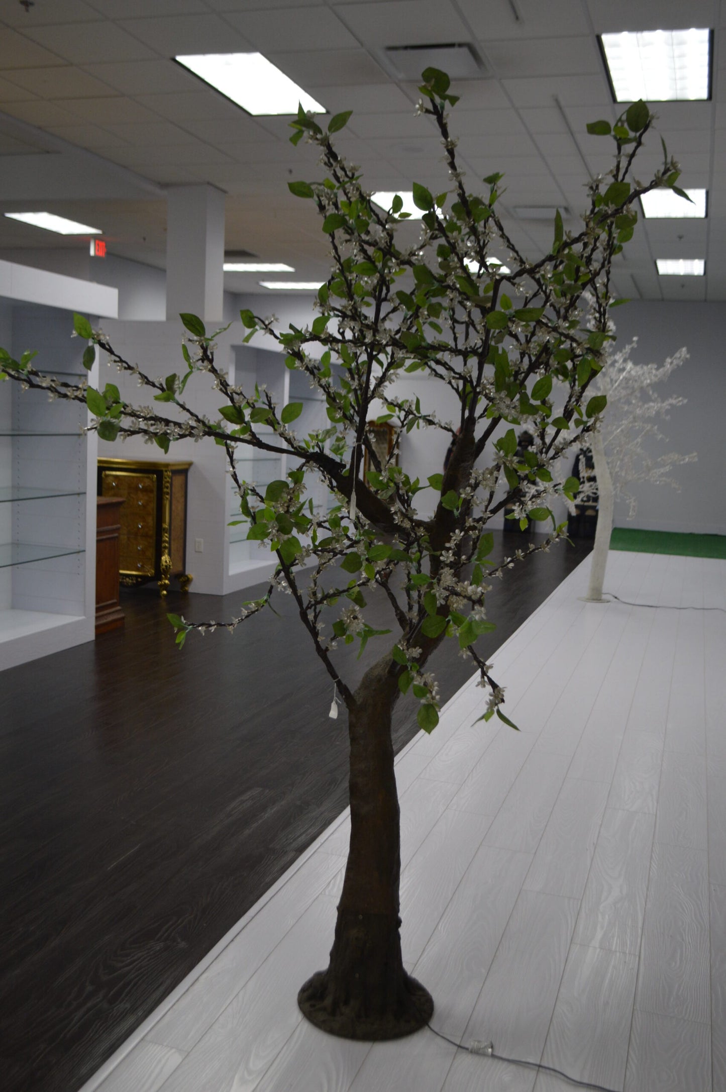 Led Tree With Color Changing Lights -  Size: 67"L x 60"W x 88"H.