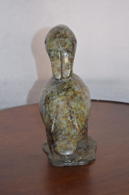 Toucan Bird Bronze Statue Fountain Small -  Size: 10"L x 5"W x 10"H.