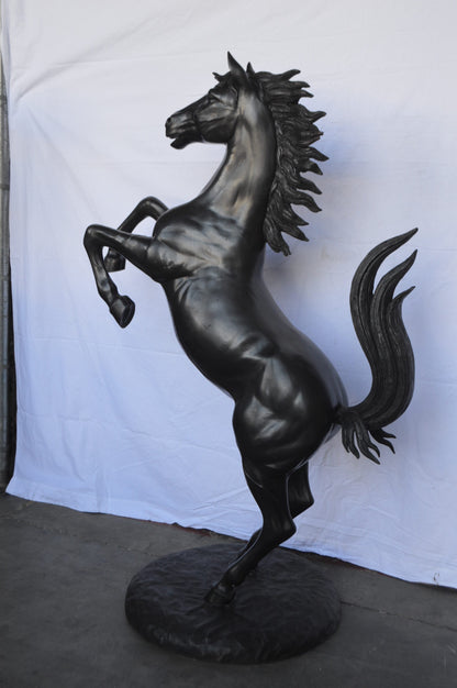 Ferrari Horse Bronze Statue Large -  Size: 26"L x 42"W x 61"H.