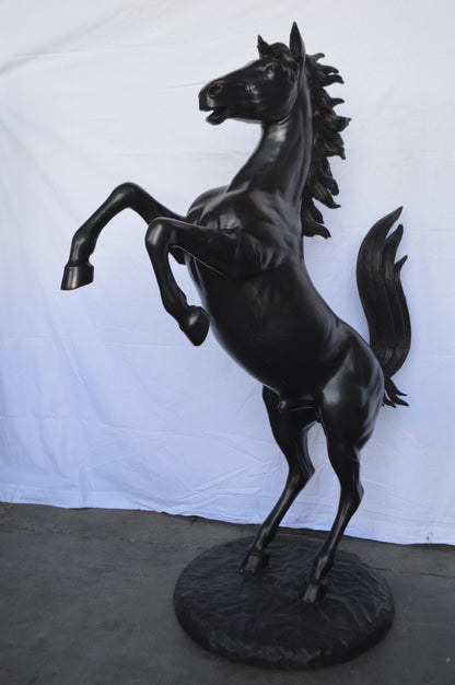 Ferrari Horse Bronze Statue Large -  Size: 26"L x 42"W x 61"H.