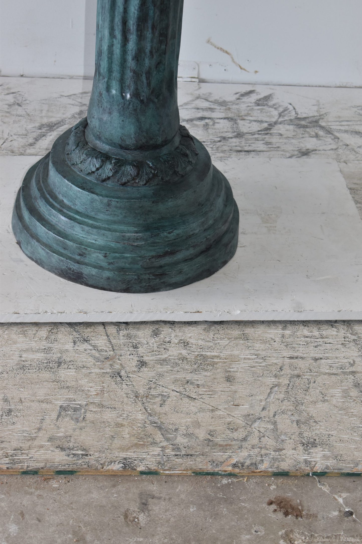 Four Ladies Dancing on A Tray Bronze Fountain Size: 27" x 27" x 52"H
