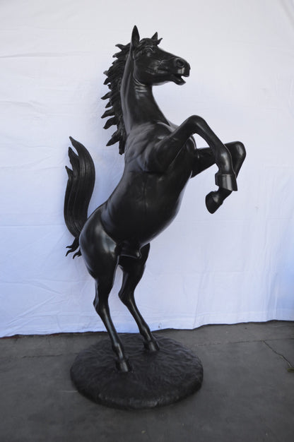 Ferrari Horse Bronze Statue Large -  Size: 26"L x 42"W x 61"H.