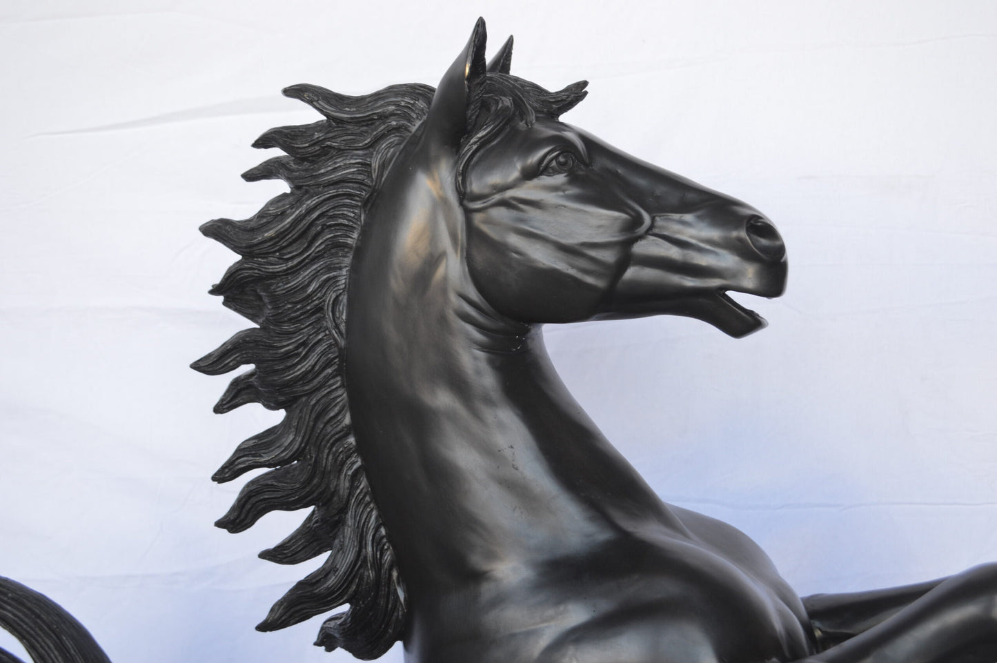 Ferrari Horse Bronze Statue Large -  Size: 26"L x 42"W x 61"H.