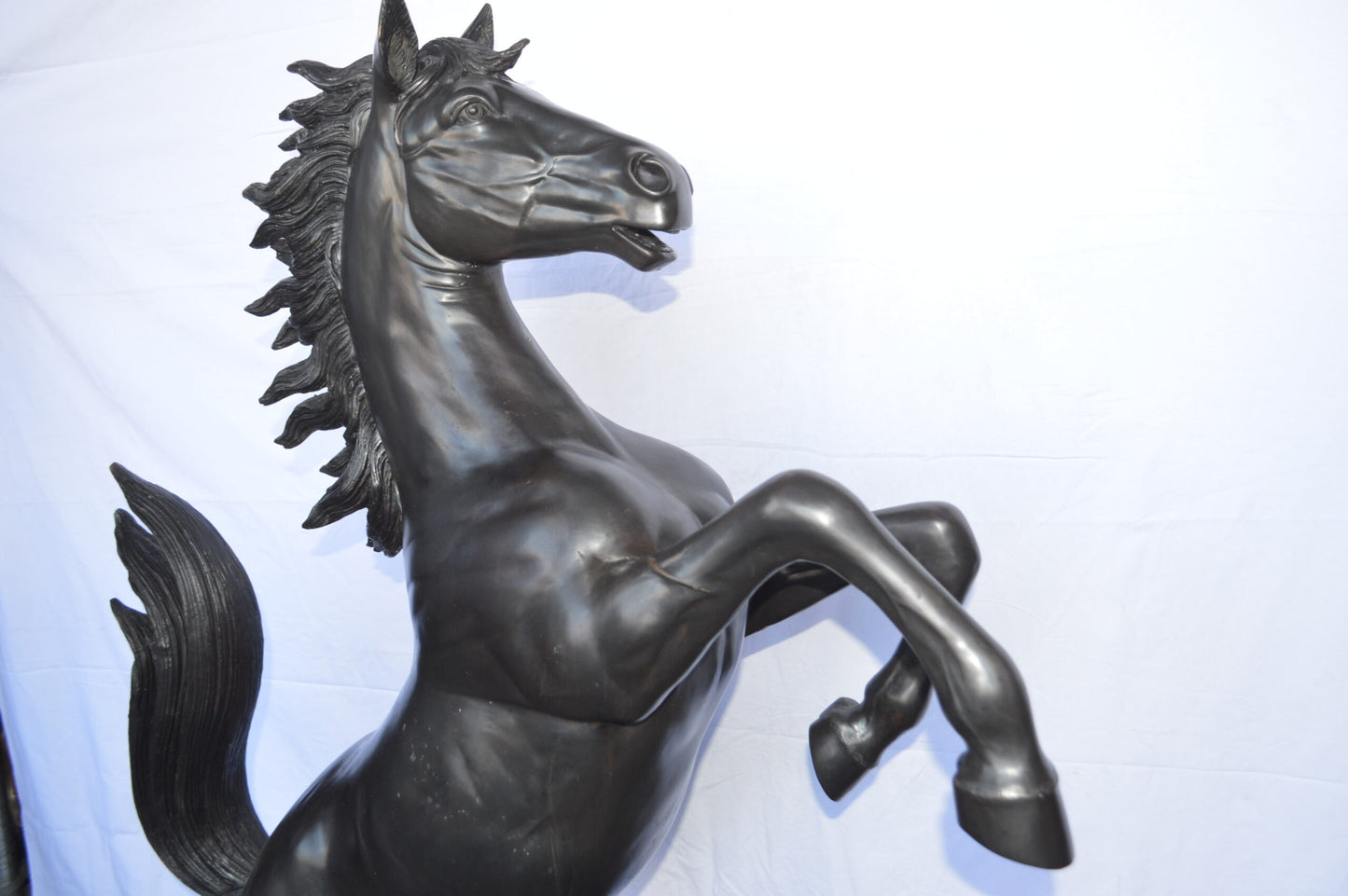 Ferrari Horse Bronze Statue Large -  Size: 26"L x 42"W x 61"H.