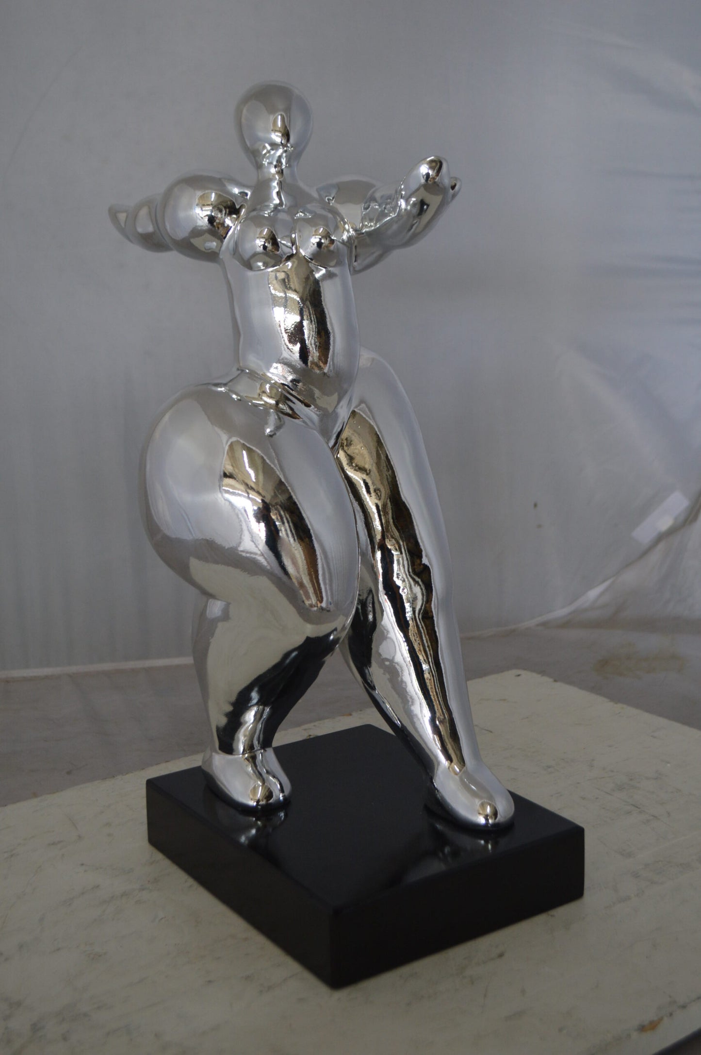 Modern Art - Beautiful, Voluptuous Women -  Size: 13"L x 9"W x 22"H.