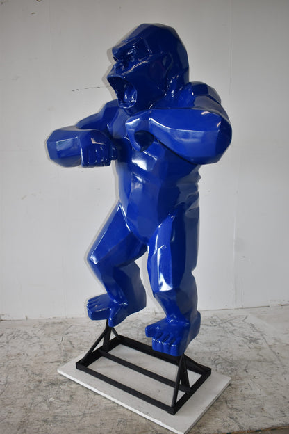 Giant King Kong Statue Made of Resin for Outdoors Size: 42" x 27" x 63"H